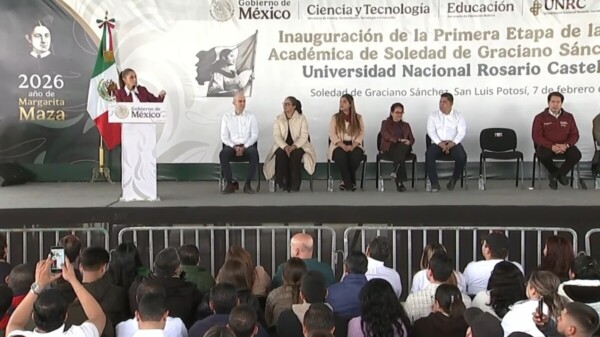 Sheinbaum inaugura Universidad Rosario Castellanos en SLP