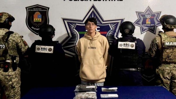 Capturan a sujeto por narcomenudeo en la SM 258 Cancún