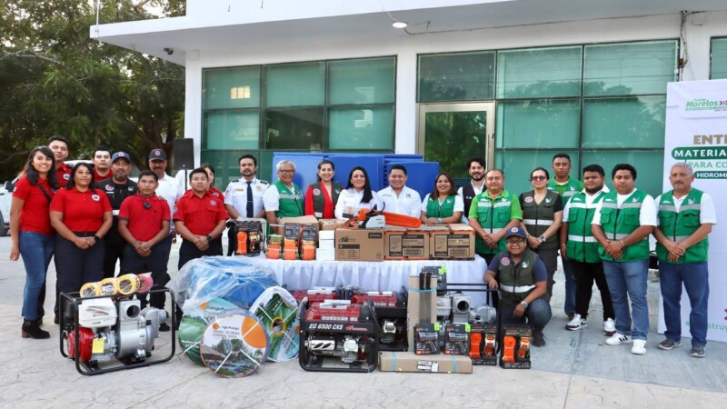 Puerto Morelos realiza importante inversión para fortalecer la atención de emergencias hidrometeorológicas