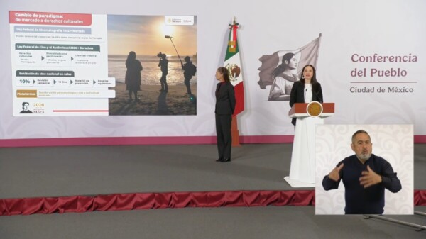 Impulsa Sheinbaum nueva era legal para el cine mexicano