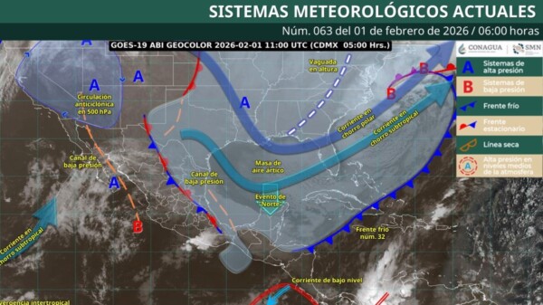 Pronóstico del clima en Quintana Roo para hoy domingo 1 de febrero 2026