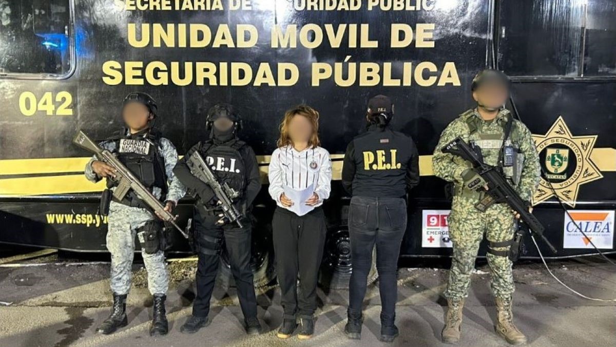 Capturan en Yucatán a una mujer implicada en delitos contra la salud en el Estado de México