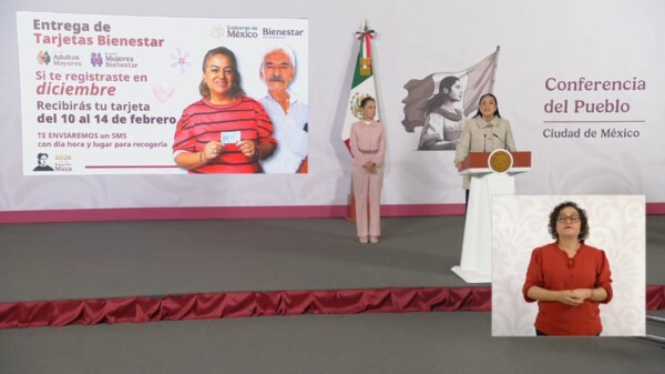 Entregarán tarjetas para Adultos Mayores y Mujeres Bienestar