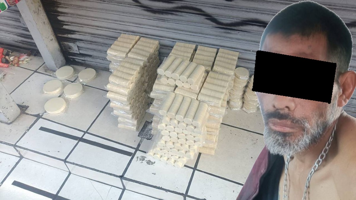 Detienen a un sujeto por robar 12 mil pesos en paquetes de hostias