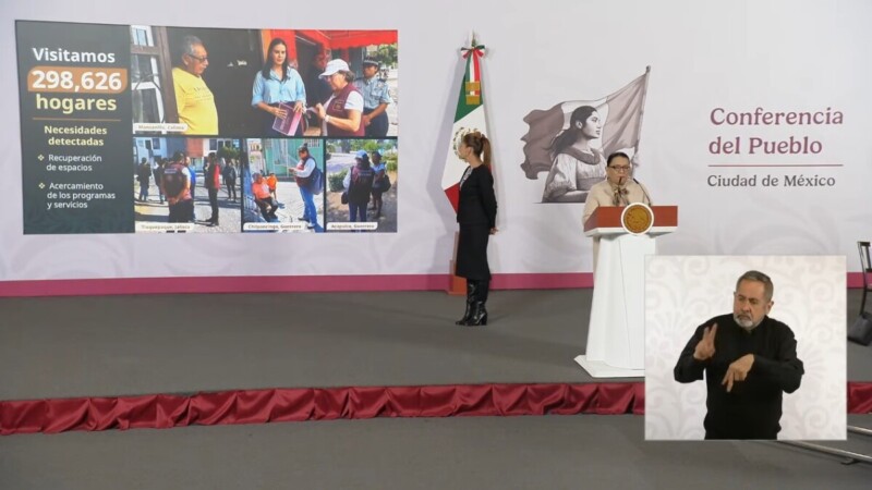 Visitan 300 mil hogares para construir territorios de paz