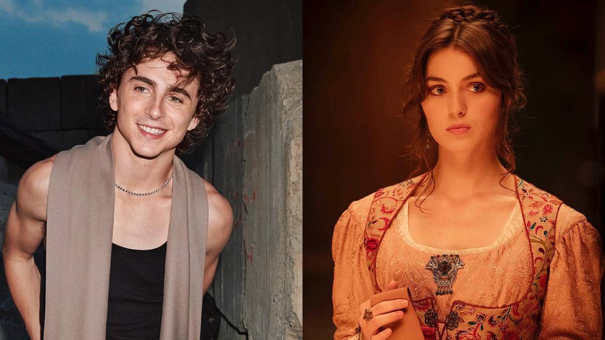 Timothée Chalamet es captado con Anamaria Vartolomei en París