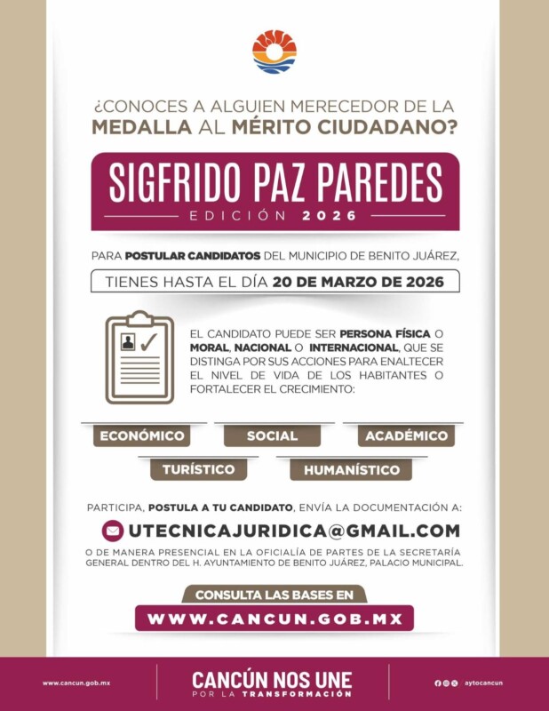 Reconoce a la persona física o moral que fortalezca el crecimiento económico, social, académico, turístico o humanístico de la ciudad.