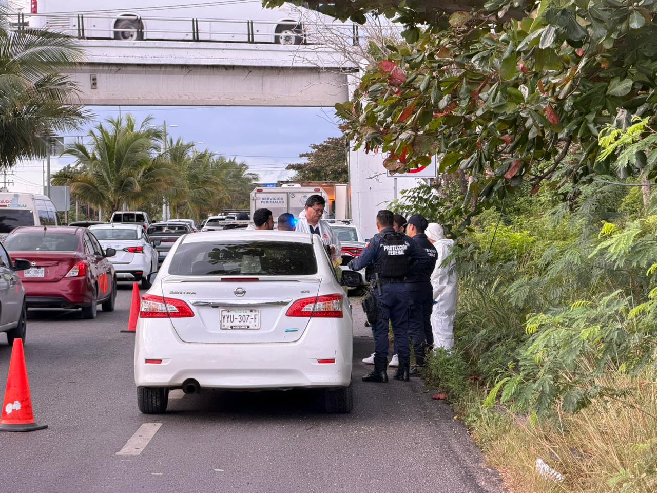 Accidente cobra la vida de un motociclista en la carretera Cancún-Puerto Morelos