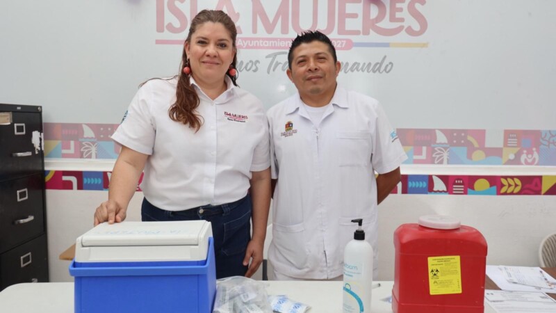 Atenea Gómez Ricalde llama a las familias isleñas a vacunarse contra el sarampión
