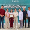 Reconoce Ana Paty Peralta compromiso de escuelas para ayudar a prevenir adicciones