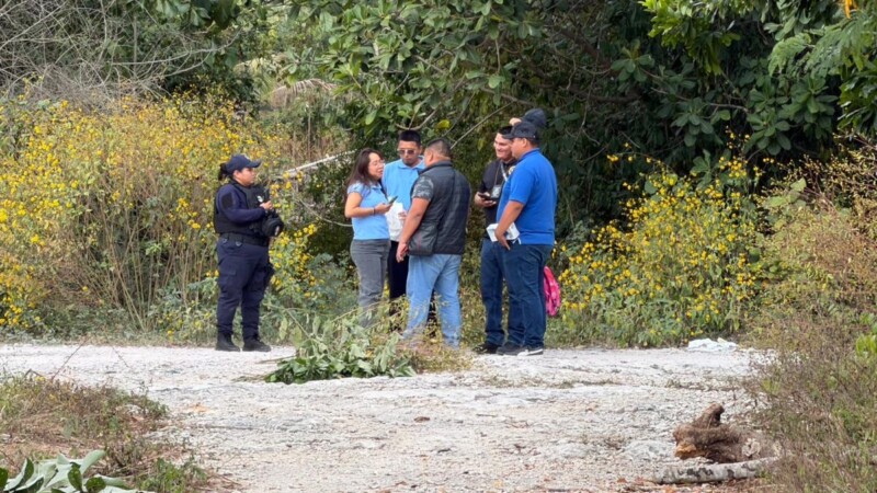 Hallan una osamenta humana en la carretera de Gas Auto en Cancún