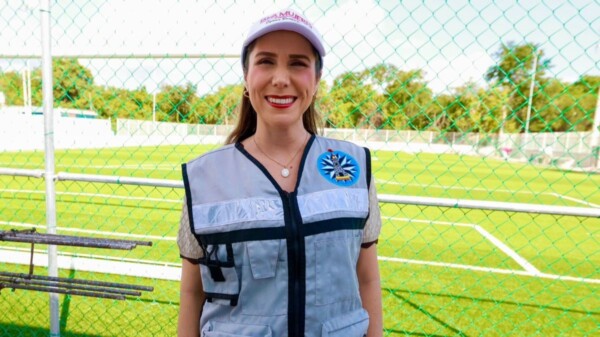 Atenea Gómez Ricalde continúa con la transformación de espacios deportivos en Isla Mujeres
