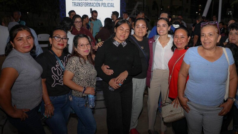 Con nuevas patrullas, policía cercana y ciudadanía participativa, construimos la paz en Cancún: Ana Paty Peralta