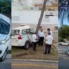 Exceso de velocidad provoca aparatoso accidente en zona hotelera de Cancún