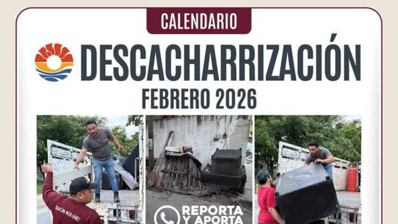 Invita Ayuntamiento a participar en el Programa de Descacharrización