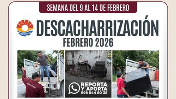 Comparte gobierno de BJ calendario de descacharrización