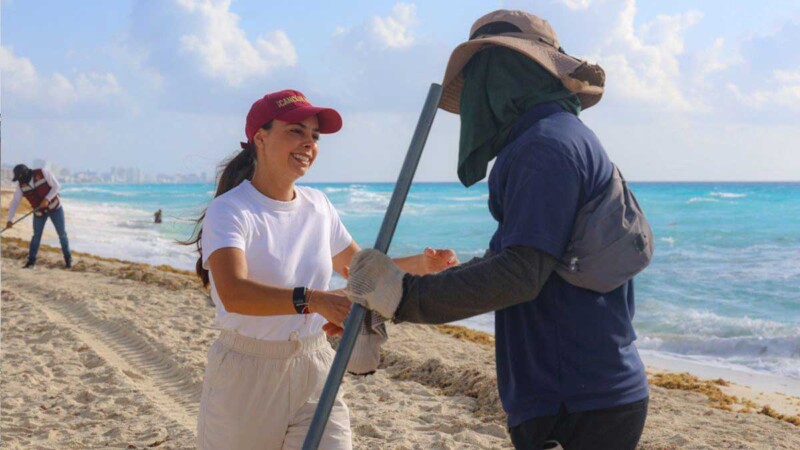 Cuidamos de nuestras playas para los cancunenses y turistas: Ana Paty Peralta