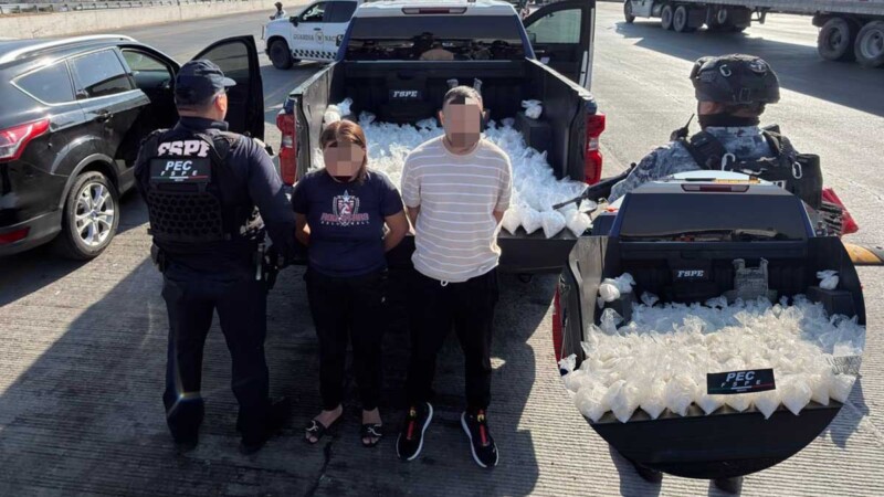 Aseguran cargamento de droga en puesto de revisión de Guanajuato