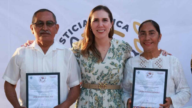 Atenea Gómez Ricalde toma protesta a nuevos Comités de Paz y Justicia en la Zona Continental