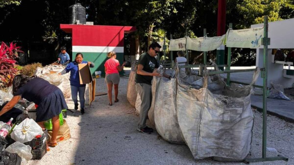 Impulsa Puerto Morelos la salud pública con jornada de vacunación antirrábica, reciclatón y croquetón