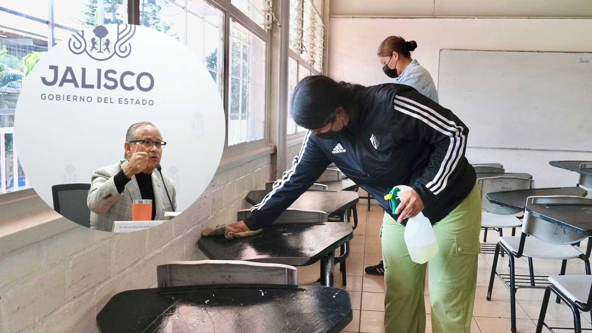 Brote de sarampión obliga a uso de cubrebocas en escuelas de Jalisco