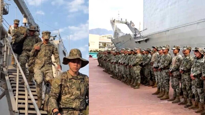 SEMAR refuerza seguridad en Puerto Vallarta con más de cien infantes de marina