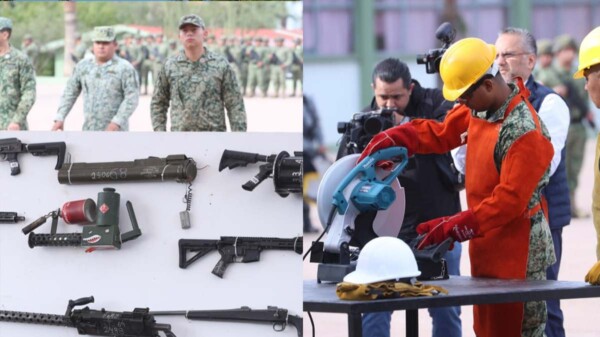 Destruyen casi mil armas incautadas durante operativos en Sonora