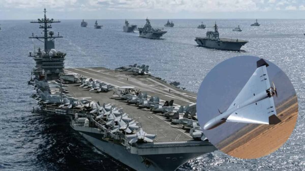 Portaaviones USS Abraham Lincoln derriba dron iraní en el Mar Arábigo