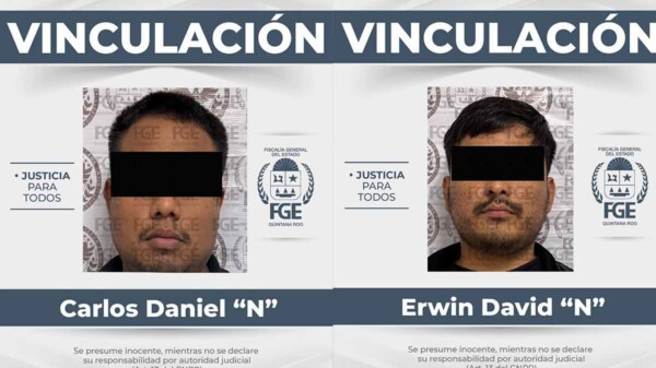 Someten a proceso a dos presuntos extorsionadores en Cancún