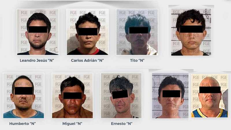 Vinculan a proceso a nueve detenidos por presunto narcomenudeo en Quintana Roo