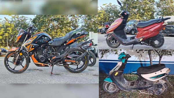 Recuperan tres motocicletas con reporte de robo en Playa del Carmen