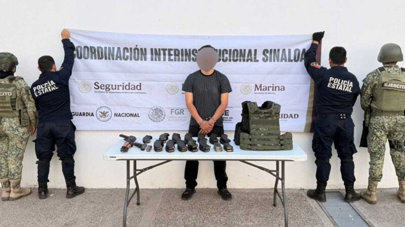 Rescatan a hombre secuestrado y aseguran armamento tras operativo en Sinaloa