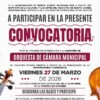 INVITA AYUNTAMIENTO A SER PARTE DE LA ORQUESTA DE CÁMARA