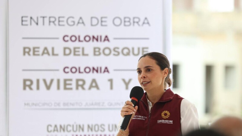 LA TRANSFORMACIÓN ES UN HECHO Y SE VIVE EN LAS COLONIAS DE CANCÚN: ANA PATY PERALTA