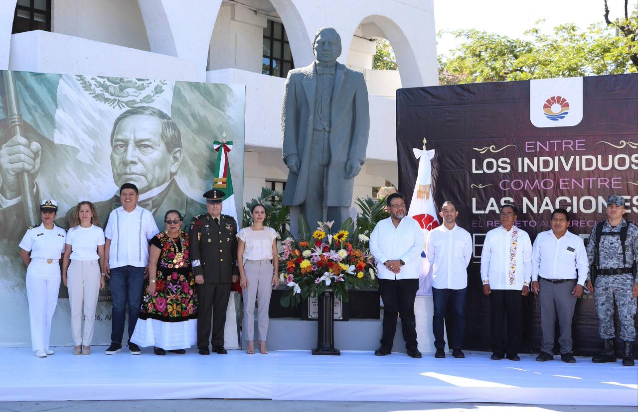 Conmemoran 220 aniversario del “Benemérito de las Américas”