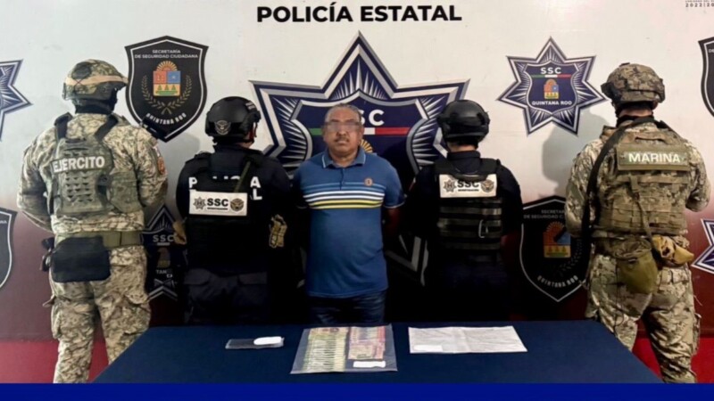 Detenido por reaccionar con violencia ante una revisión de seguridad en Cancún