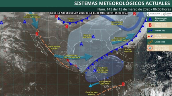 Pronóstico del clima en Quintana Roo para hoy viernes 13 de marzo 2026