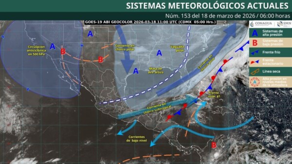 Pronóstico del clima en Quintana Roo para hoy miércoles 18 de marzo 2026