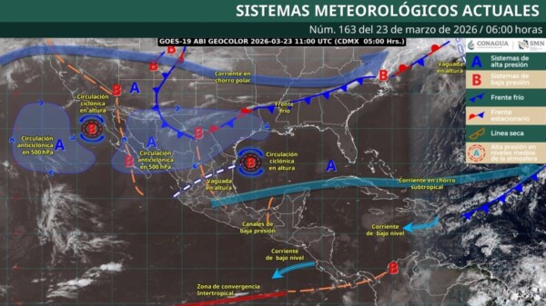 Pronóstico del clima en Quintana Roo para hoy lunes 23 de marzo 2026