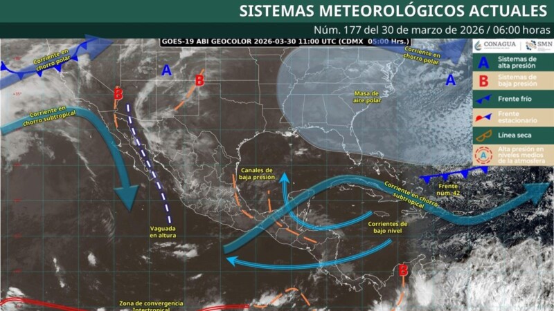 Pronóstico del clima en Quintana Roo para hoy lunes 30 de marzo 2026
