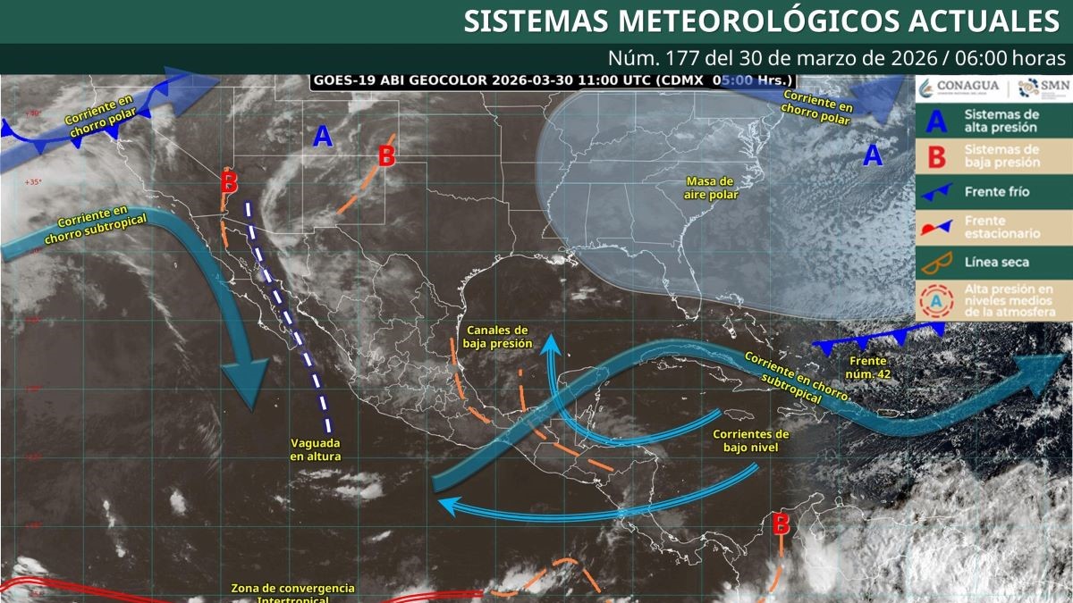 Pronóstico del clima en Quintana Roo para hoy lunes 30 de marzo 2026