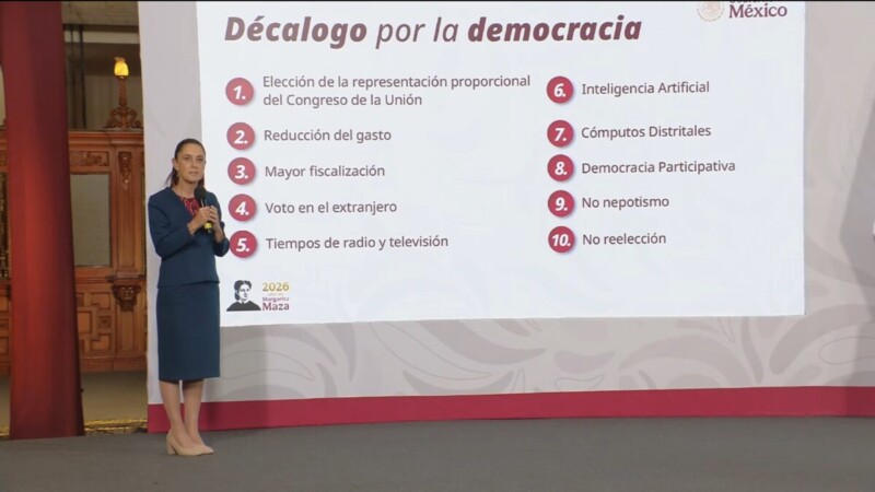 “Decálogo por la Democracia”, clave en Reforma Electoral: CSP