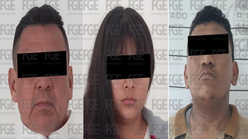 Procesan por narcomenudeo a dos hombres y una mujer en Playa del Carmen; dos son investigados por homicidio