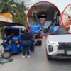 Se impacta mototaxi contra un poste en la Región 228 de Cancún; hay dos lesionados