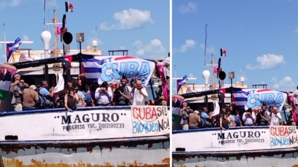 Barco con ayuda a Cuba partió ayer desde Yucatán