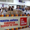 Llega Convoy “Nuestra América” de ayuda humanitaria a Cuba