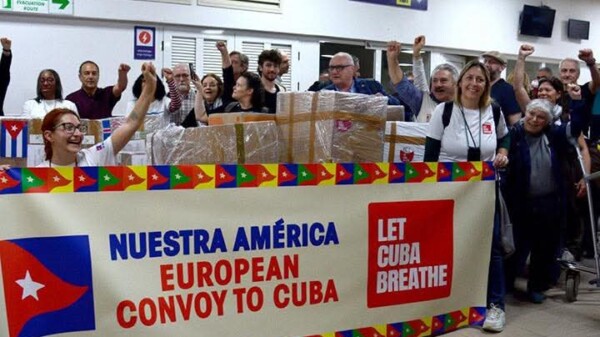 Llega Convoy “Nuestra América” de ayuda humanitaria a Cuba