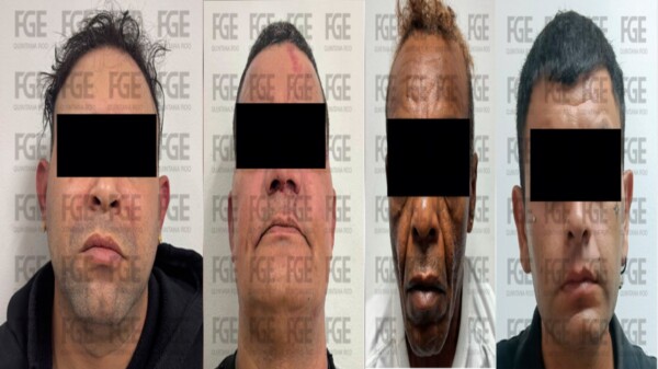 Detienen a cuatro hombres con más de 100 dosis de presunta marihuana en Cancún