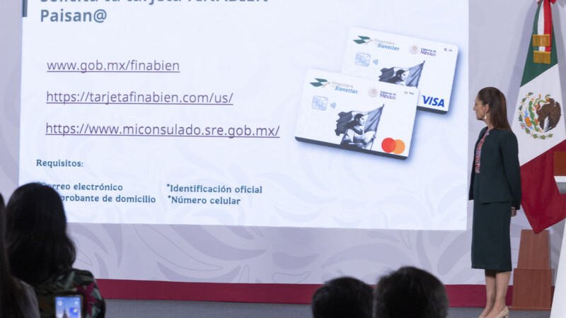 Presenta Sheinbaum acciones en favor de migrantes mexicanos