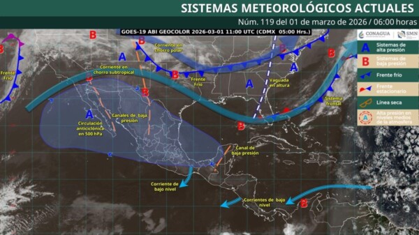 Pronóstico del clima en Quintana Roo para hoy domingo 1 de marzo 2026